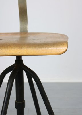 Mid-Century Industrial Swivel Chair, 1950s-HGJ-861963