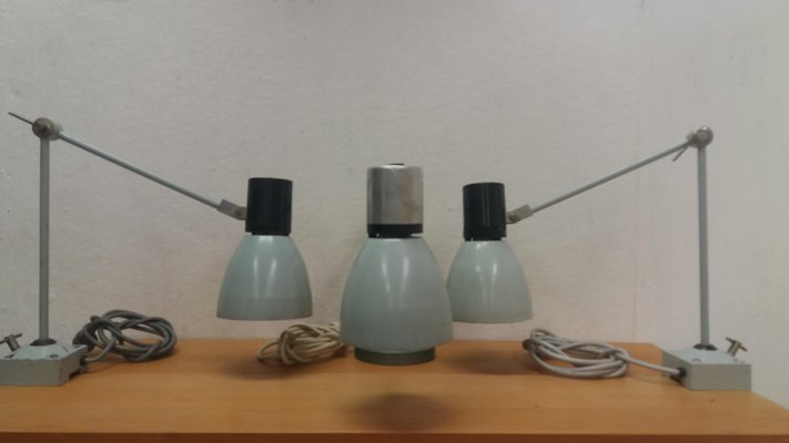 Mid-Century Industrial Table Lamp, 1950s-TZ-705053