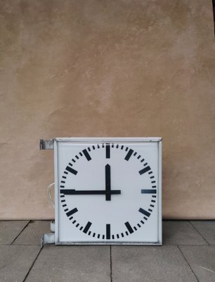 Mid-Century Industrial Wall Clock from TN, 1960s-FW-1109652