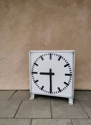 Mid-Century Industrial Wall Clock from TN, 1960s-FW-1109652