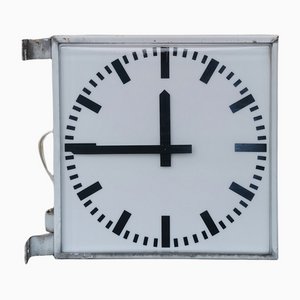 Mid-Century Industrial Wall Clock from TN, 1960s-FW-1109652