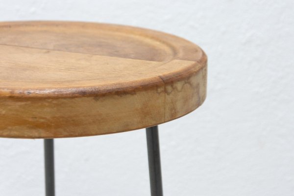 Mid-Century Industry Stool, Czechoslovakia, 1950s-HXT-1133349