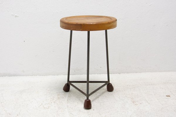 Mid-Century Industry Stool, Czechoslovakia, 1950s-HXT-1133349