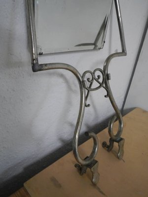 Mid-Century Iron Mirror, 1940s-WWQ-1361174