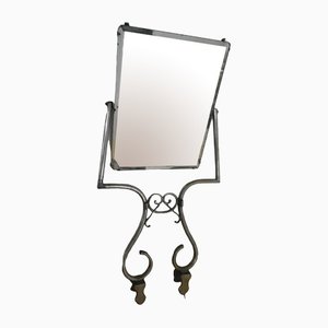 Mid-Century Iron Mirror, 1940s-WWQ-1361174