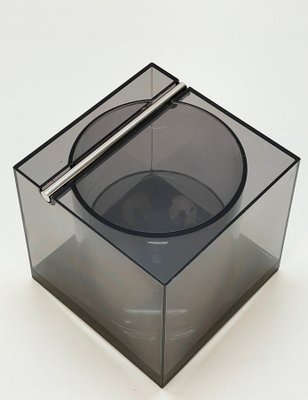 Mid-Century Italian Acrylic Cubic Ice Bucket by Renzo Cassetti for Di Cini & Nils, 1974-JDR-1125433