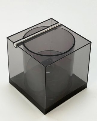 Mid-Century Italian Acrylic Cubic Ice Bucket by Renzo Cassetti for Di Cini & Nils, 1974-JDR-1125433