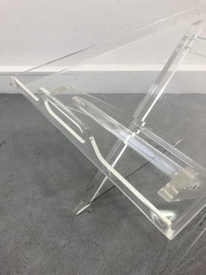 Mid-Century Italian Acrylic Glass Serving Table, 1970s-JWH-1140991