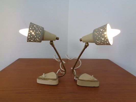 Mid-Century Italian Adjustable Table Lamps, 1960s Set of 2-RDW-835276