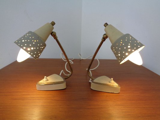 Mid-Century Italian Adjustable Table Lamps, 1960s Set of 2-RDW-835276