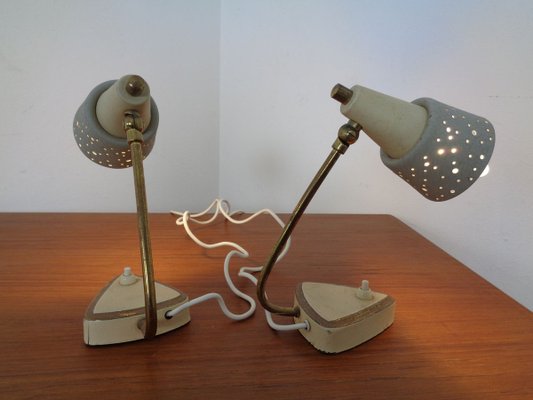 Mid-Century Italian Adjustable Table Lamps, 1960s Set of 2-RDW-835276