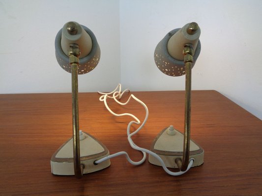 Mid-Century Italian Adjustable Table Lamps, 1960s Set of 2-RDW-835276