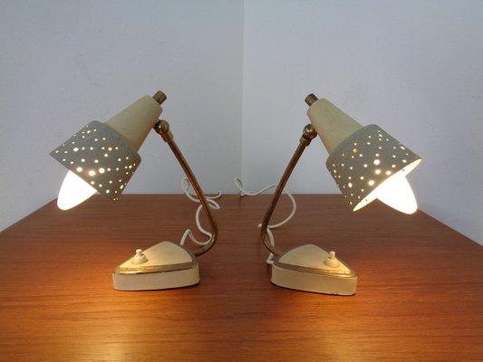 Mid-Century Italian Adjustable Table Lamps, 1960s Set of 2-RDW-835276