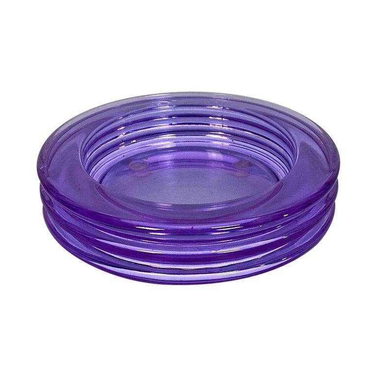 Mid-Century Italian Alexandrite Glass Ashtray by Asti for Arnolfo di Cambio, 1969