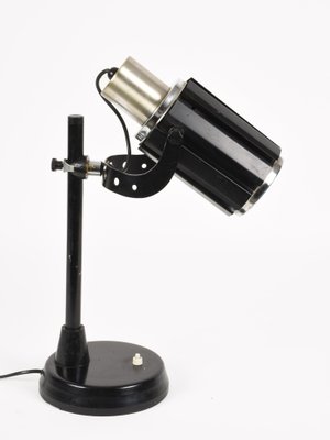 Mid-Century Italian Aluminium & Metal Table Lamp by Oscar Torlasco, 1960s-JDR-1125978