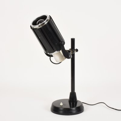 Mid-Century Italian Aluminium & Metal Table Lamp by Oscar Torlasco, 1960s-JDR-1125978