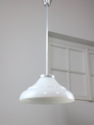 Mid-Century Italian Aluminum and Glass Pendant Lamp-HGJ-1723736