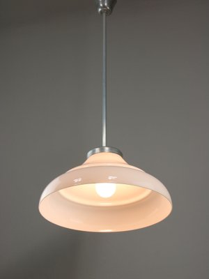 Mid-Century Italian Aluminum and Glass Pendant Lamp-HGJ-1723736