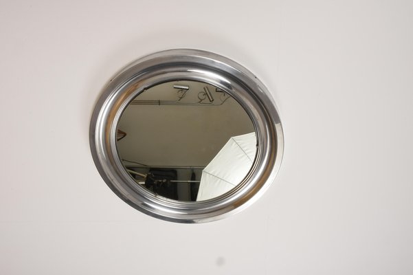 Mid-Century Italian Aluminum Mirror by Sergio Mazza for Artemide, 1960s-JDR-1126071