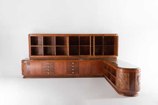 Mid-Century Italian Architectural Cabinet, 1950s-KMC-1151490