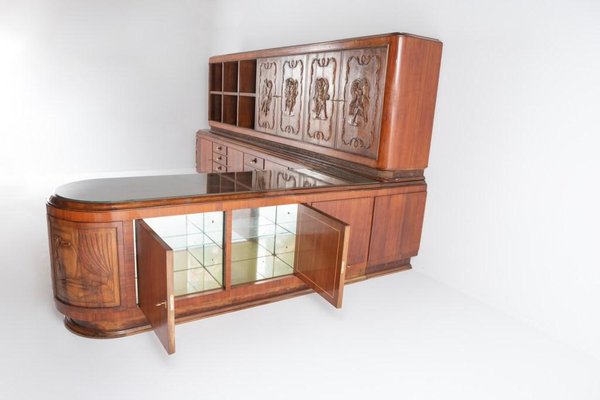 Mid-Century Italian Architectural Cabinet, 1950s-KMC-1151490