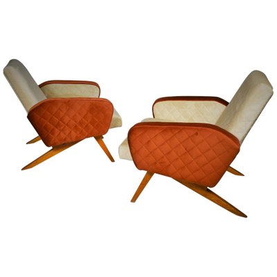 Mid-Century Italian Armchairs, 1965, Set of 2-TZ-1232002