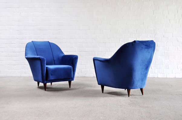 Mid-Century Italian Armchairs by Ico Parisi for Ariberto Colombo, 1950s, Set of 2-WUY-1078380