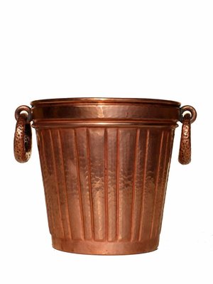 Mid-Century Italian Art Copper Wine Cooler by Egidio Casagrande, 1950s-KGD-936133