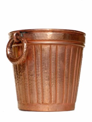 Mid-Century Italian Art Copper Wine Cooler by Egidio Casagrande, 1950s-KGD-936133