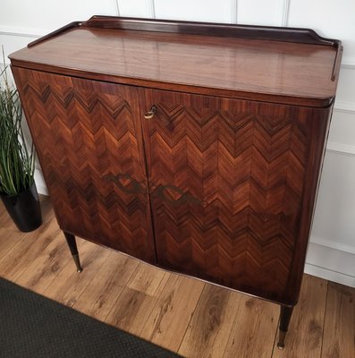 Mid-Century Italian Art Deco Inlay Sideboard by Vittorio Dassi, 1950s-EUP-1754121