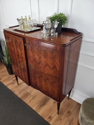 Mid-Century Italian Art Deco Inlay Sideboard by Vittorio Dassi, 1950s-EUP-1754121