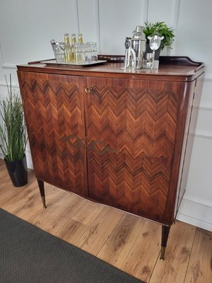 Mid-Century Italian Art Deco Inlay Sideboard by Vittorio Dassi, 1950s-EUP-1754121