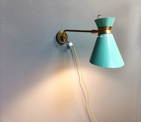 Mid-Century Italian Articulated Wall Light, 1950s-IRH-2040394