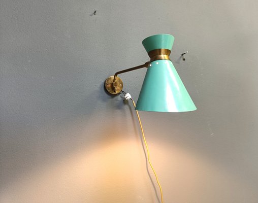 Mid-Century Italian Articulated Wall Light, 1950s-IRH-2040394