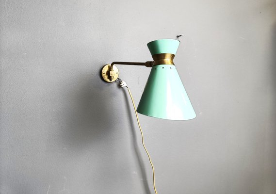 Mid-Century Italian Articulated Wall Light, 1950s-IRH-2040394