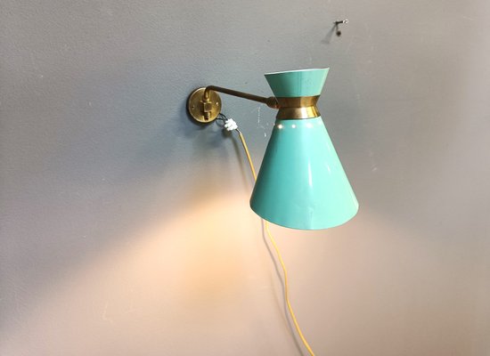 Mid-Century Italian Articulated Wall Light, 1950s-IRH-2040394