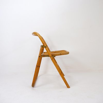 Mid-Century Italian Bamboo Folding Chair from Dal Vera, 1960s-NYF-2019080