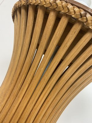 Mid-Century Italian Bamboo Table Lamp, 1970s-WZZ-971663