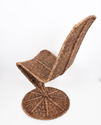 Mid-Century Italian Banana Leaf S Chair Armchair by Marzio Cecchi for Studio Most, 1970s-JDR-1125898