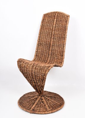 Mid-Century Italian Banana Leaf S Chair Armchair by Marzio Cecchi for Studio Most, 1970s-JDR-1125898