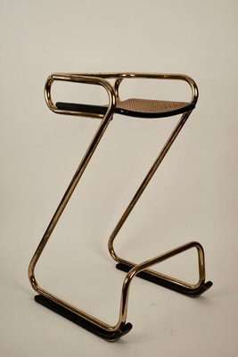 Mid-Century Italian Barstool with Cain Seat-BAF-1186839