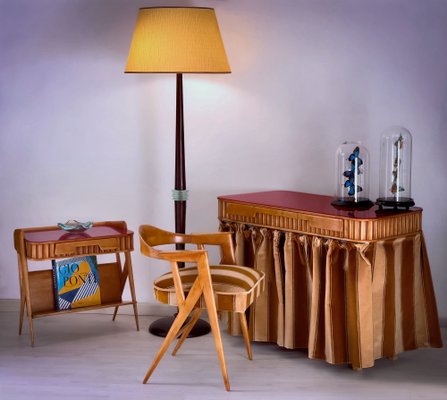 Mid-Century Italian Bedroom Set attributed to Vittorio Dassi, 1955, Set of 3-MTX-1734414