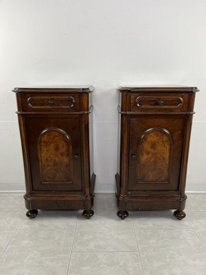 Mid-Century Italian Bedside Tables, 1930s, Set of 2-YST-2016164