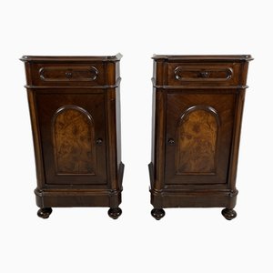 Mid-Century Italian Bedside Tables, 1930s, Set of 2-YST-2016164