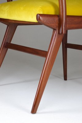 Mid-Century Italian Beech Armchair, 1950s-GXL-573201