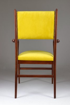 Mid-Century Italian Beech Armchair, 1950s-GXL-573201