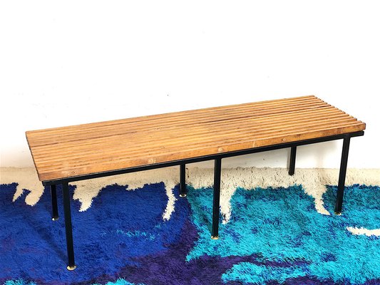 Mid-Century Italian Bench in Teak,1960s-FQG-1720430