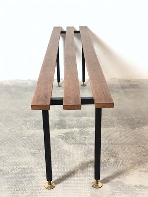 Mid-Century Italian Bench in Teak, Italy, 1960s-FQG-1747106