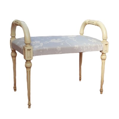 Mid-Century Italian Bench with Birds Motif-TCS-1324136