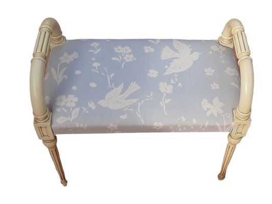 Mid-Century Italian Bench with Birds Motif-TCS-1324136